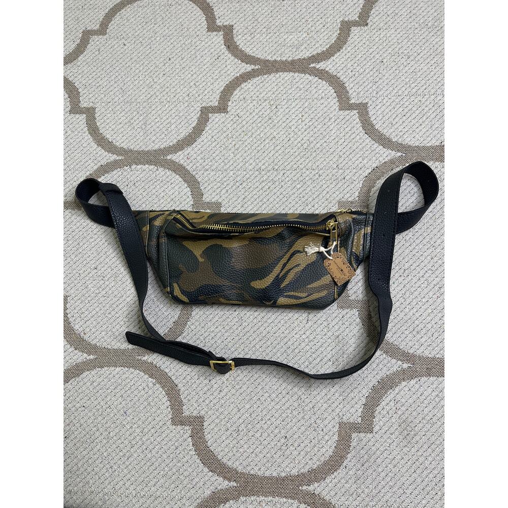 Natural Life camo vegan leather belt bag/crossbody, new with tags